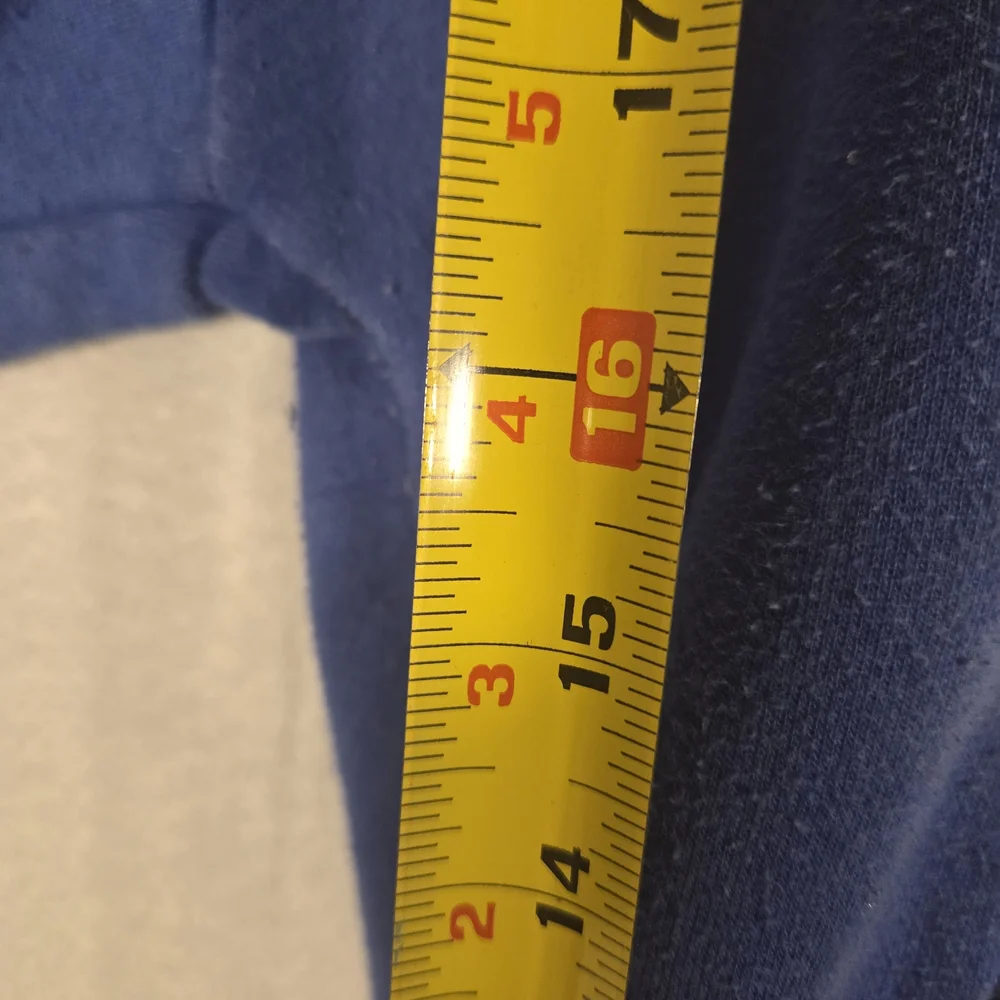 Blue hoodie with a "Big Homie Apparel" brand tag (K306) - Picture 6 of 9